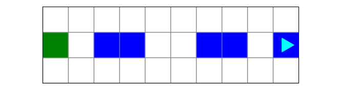 blue and white squares reversed